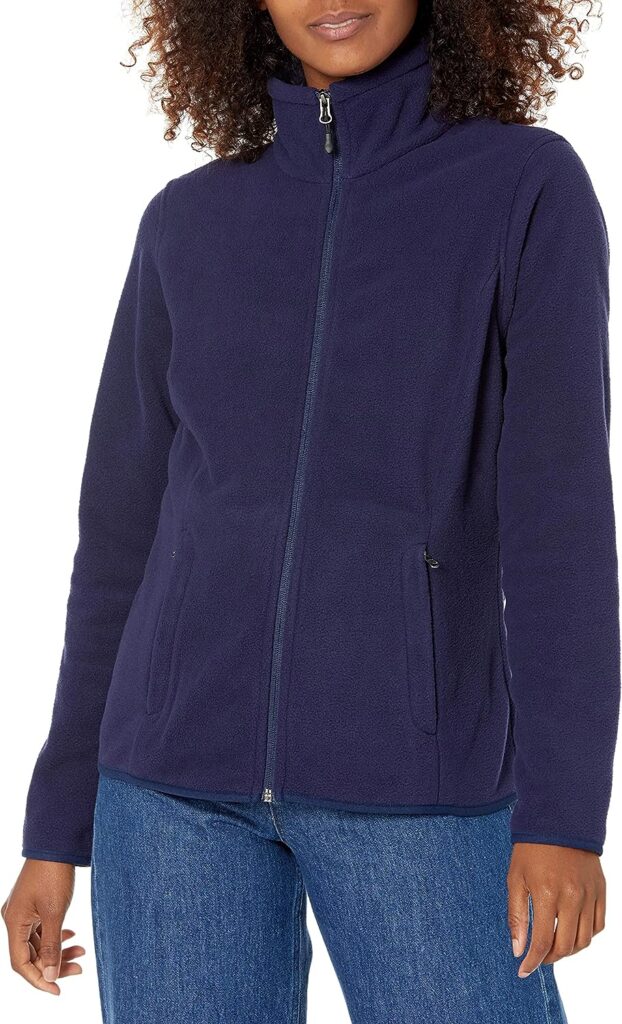 Amazon Essentials Womens Classic-Fit Full-Zip Polar Soft Fleece Jacket (Available in Plus Size)