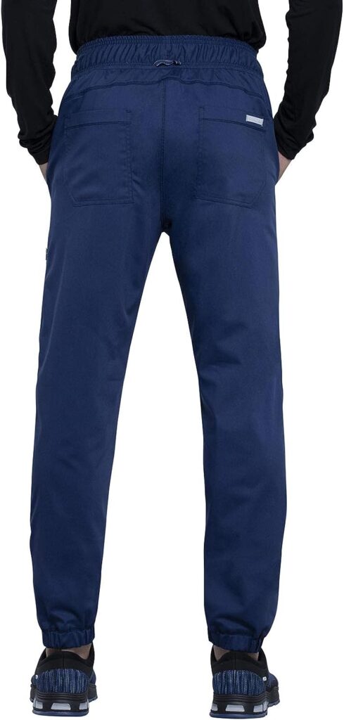 Cherokee Men Scrubs Pant Natural Rise Jogger with Zip Cargo Pocket WW012