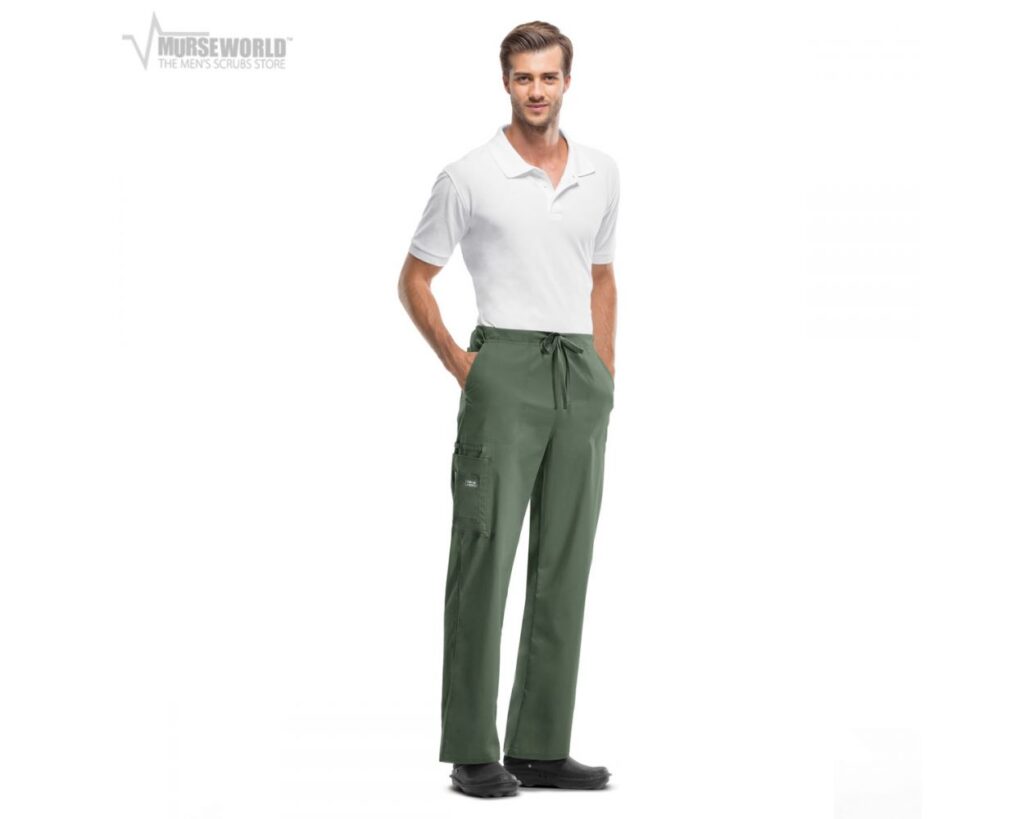 Cherokee Mens and Womens Cargo Pant with Elastic Waist and Features 5 Pockets 4043