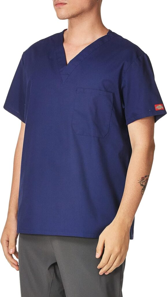 Dickies EDS Signature Men  Women Scrubs Top Tuckable V-Neck 83706