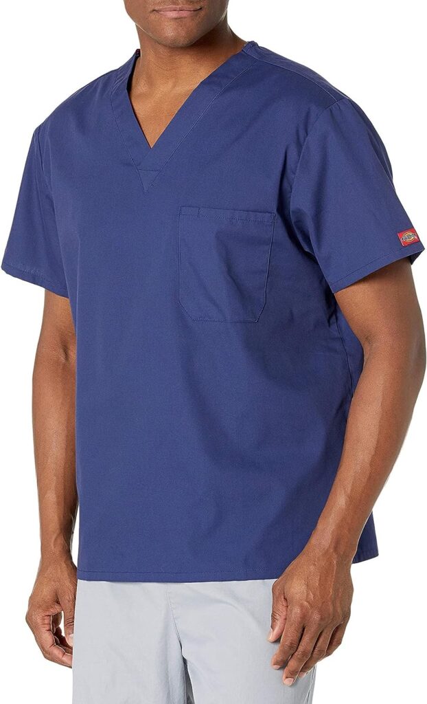 Dickies EDS Signature Men  Women Scrubs Top Tuckable V-Neck 83706