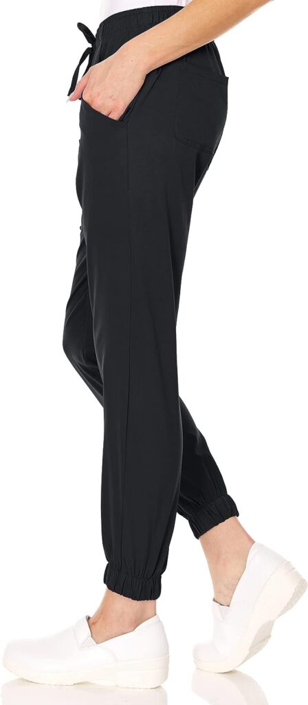 Mini Marilyn Scrub Joggers 4-Way Stretch Elastic Waistband Four Pocket Jogger Pants