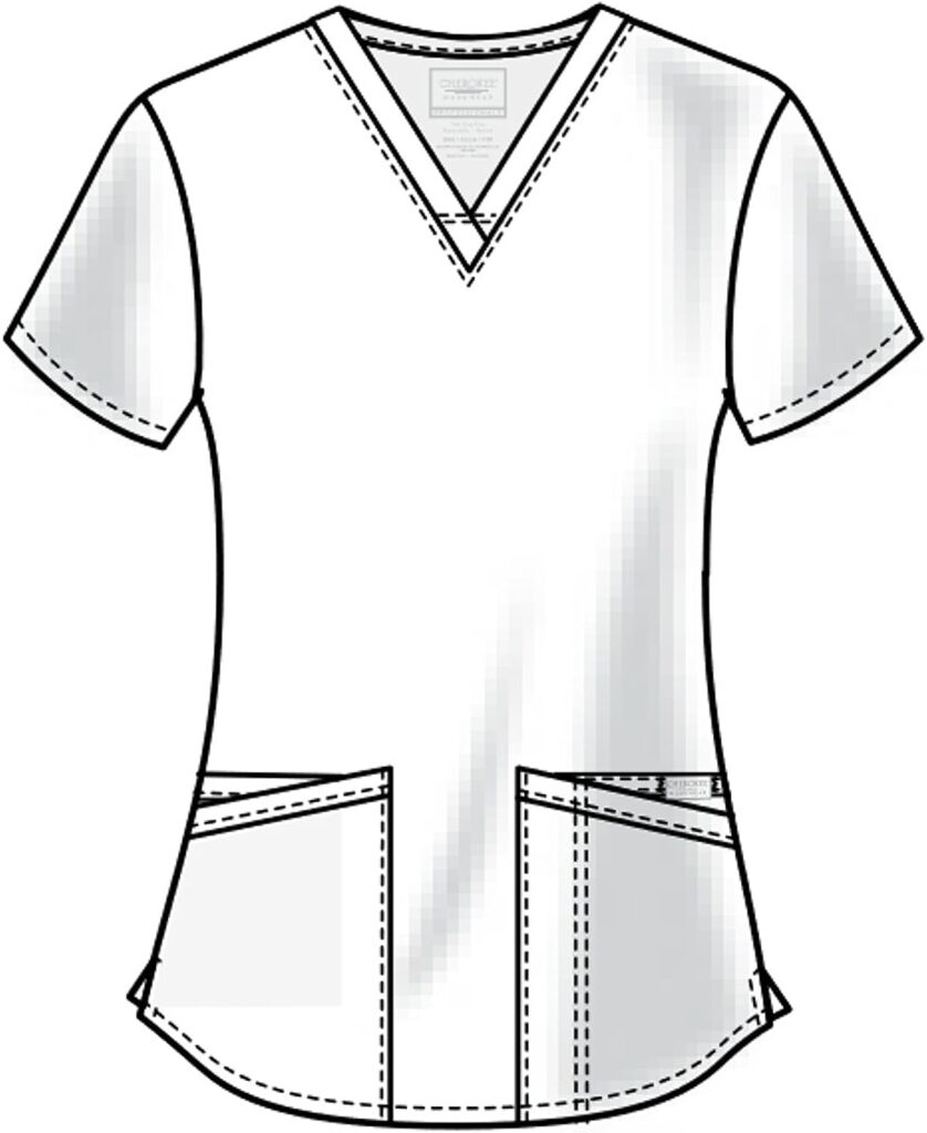 Scrubs for Women Workwear Professionals V-Neck Top, Soft Stretch WW665