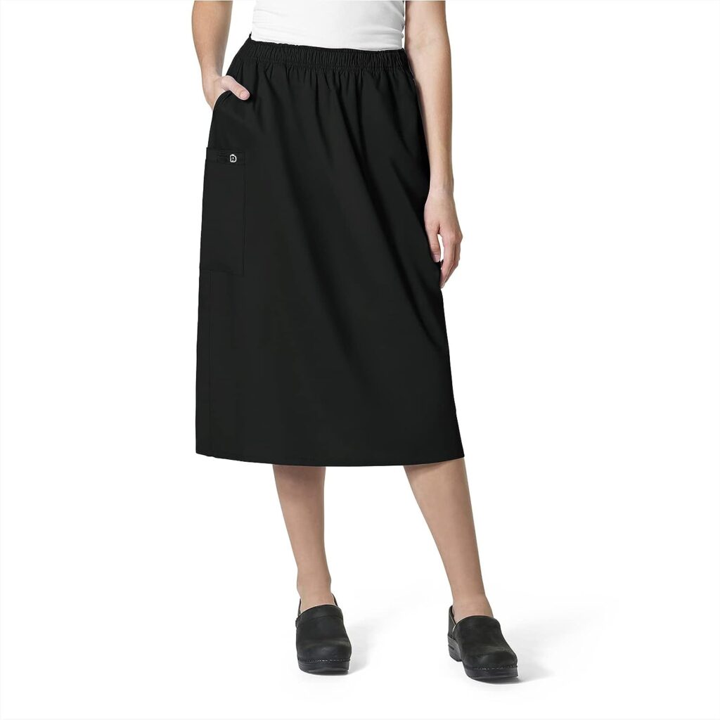 WonderWink Womens Pull on Cargo Skirt