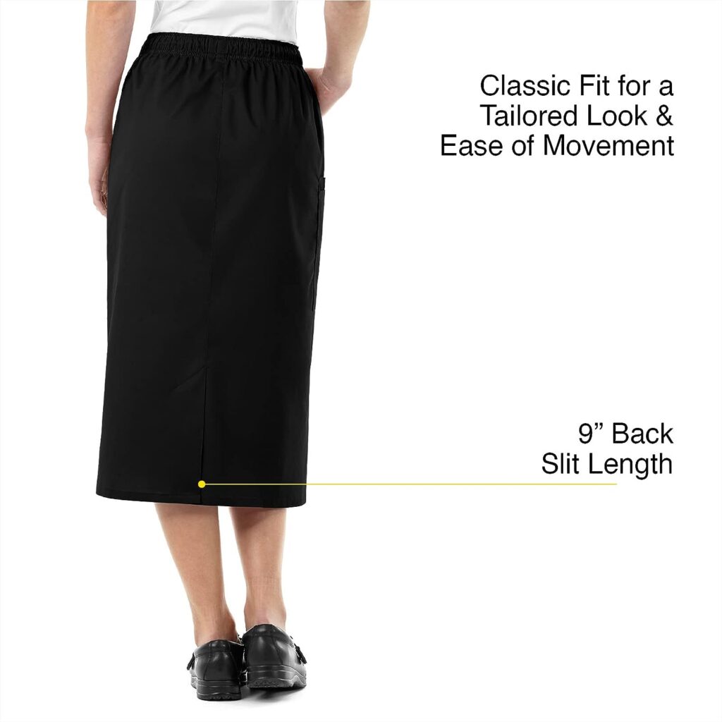 WonderWink Womens Pull on Cargo Skirt