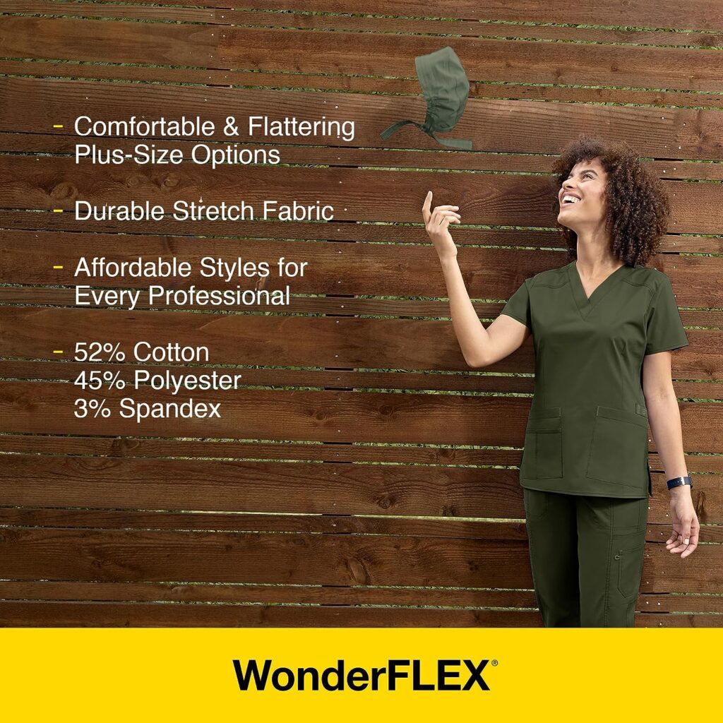 WonderWink Womens Wonderflex Faith Scrub Pant